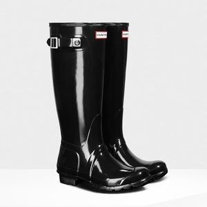 Tall Glossy Hunter Boots
